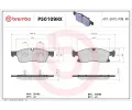 Sada brzdovch destiek BREMBO ‐ BRE P50109NX