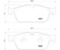 Sada brzdovch destiek BREMBO ‐ BRE P50112