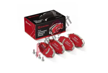 BREMBO Sada brzdových destiček XTRA LINE - Ceramic BRE P50124NX, P50124NX BREMBO Sada brzdových destiček XTRA LINE - Ceramic BRE P50124NX, P50124NX