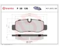 Sada brzdovch destiek BREMBO ‐ BRE P50126