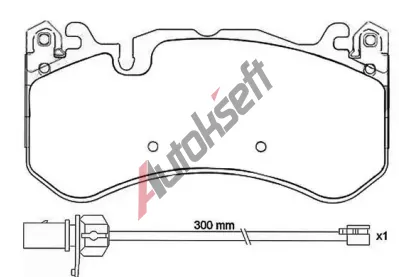 BREMBO Sada brzdovch destiek BRE P50127, BRE P 50 127
