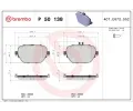 Sada brzdovch destiek BREMBO ‐ BRE P50138