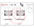 Sada brzdovch destiek BREMBO ‐ BRE P50139