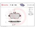 BREMBO Sada brzdovch destiek ‐ BRE P50140