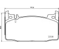 Sada brzdovch destiek BREMBO ‐ BRE P50143