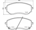 Sada brzdovch destiek BREMBO ‐ BRE P50144