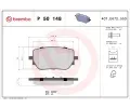 Sada brzdovch destiek BREMBO ‐ BRE P50148