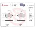 Sada brzdovch destiek BREMBO ‐ BRE P50157