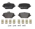 BREMBO Sada brzdovch destiek BRE P50162, P 50 162