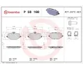 Sada brzdovch destiek BREMBO ‐ BRE P50168