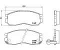 BREMBO Sada brzdovch destiek - kotouov brzda ‐ BRE P54014