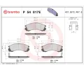 BREMBO Sada brzdov�ch desti�ek BEYOND LINE - EV&nbsp;&dash;&nbsp;BRE P54017E