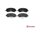 BREMBO Sada brzdovch destiek - kotouov brzda BRE P54030, P 54 030