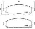 Sada brzdovch destiek BREMBO ‐ BRE P54038