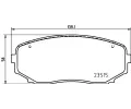 Sada brzdovch destiek BREMBO ‐ BRE P54060