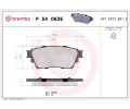 Sada brzdov�ch desti�ek&nbsp;BREMBO&nbsp;&dash;&nbsp;BRE P54063E