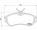 Sada brzdovch destiek BREMBO ‐ BRE P56022