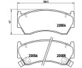 BREMBO Sada brzdovch destiek - kotouov brzda ‐ BRE P56033