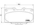 Sada brzdovch destiek BREMBO ‐ BRE P56034