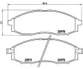 Sada brzdovch destiek BREMBO ‐ BRE P56049