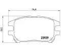BREMBO Sada brzdovch destiek - kotouov brzda ‐ BRE P56050
