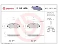 Sada brzdovch destiek BREMBO ‐ BRE P56066