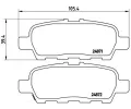 Sada brzdovch destiek BREMBO ‐ BRE P56068