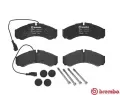 BREMBO Sada brzdovch destiek - kotouov brzda BRE P56069, P 56 069