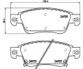 Sada brzdovch destiek BREMBO ‐ BRE P56080