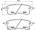 Sada brzdovch destiek BREMBO ‐ BRE P56082