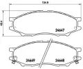 BREMBO Sada brzdovch destiek ‐ BRE P56083