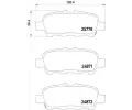 Sada brzdovch destiek BREMBO ‐ BRE P56087