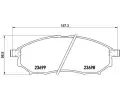 Sada brzdov�ch desti�ek&nbsp;BREMBO&nbsp;&dash;&nbsp;BRE P56094