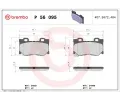 Sada brzdových destiček BREMBO ‐ BRE P56095 Sada brzdových destiček BREMBO ‐ BRE P56095