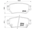 Sada brzdovch destiek BREMBO ‐ BRE P56098