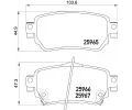 Sada brzdovch destiek BREMBO ‐ BRE P56098E