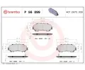Sada brzdovch destiek BREMBO ‐ BRE P56099