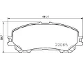 Sada brzdovch destiek BREMBO ‐ BRE P56100