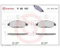 Sada brzdovch destiek BREMBO ‐ BRE P56107