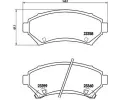 Sada brzdovch destiek BREMBO ‐ BRE P59028
