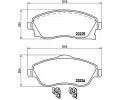 Sada brzdovch destiek BREMBO ‐ BRE P59036