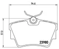 Sada brzdovch destiek BREMBO ‐ BRE P59041