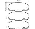 Sada brzdovch destiek BREMBO ‐ BRE P59058