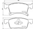 Sada brzdovch destiek BREMBO ‐ BRE P59083
