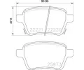 Sada brzdovch destiek BREMBO ‐ BRE P59086