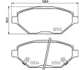 Sada brzdovch destiek BREMBO ‐ BRE P59093