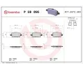 BREMBO Sada brzdovch destiek PRIME LINE ‐ BRE P59095