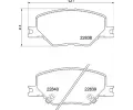 Sada brzdovch destiek BREMBO ‐ BRE P59096