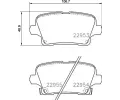 Sada brzdovch destiek BREMBO ‐ BRE P59097