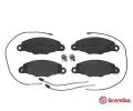 BREMBO Sada brzdovch destiek - kotouov brzda BRE P61061, P 61 061